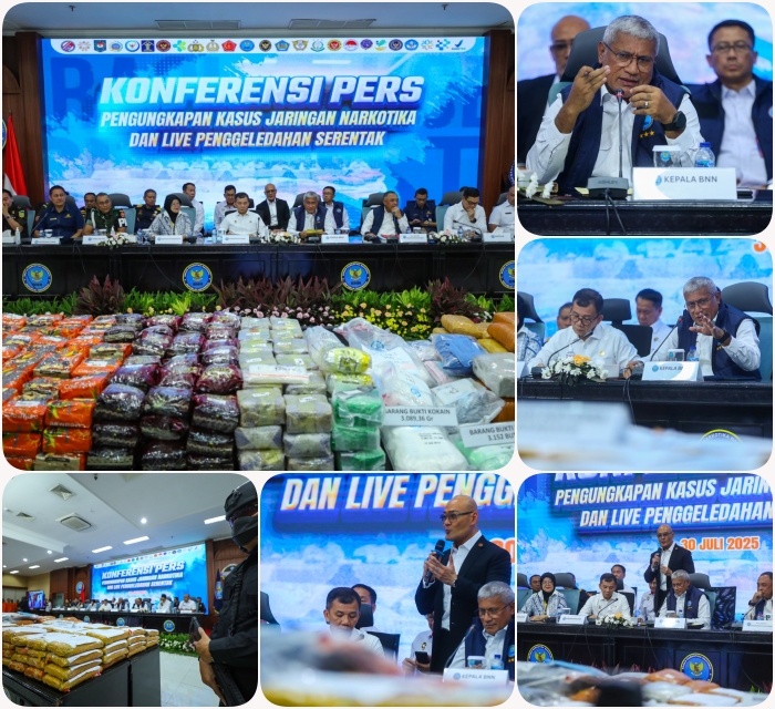 BNN Ungkap Modus Baru Penyeludupan Narkotika