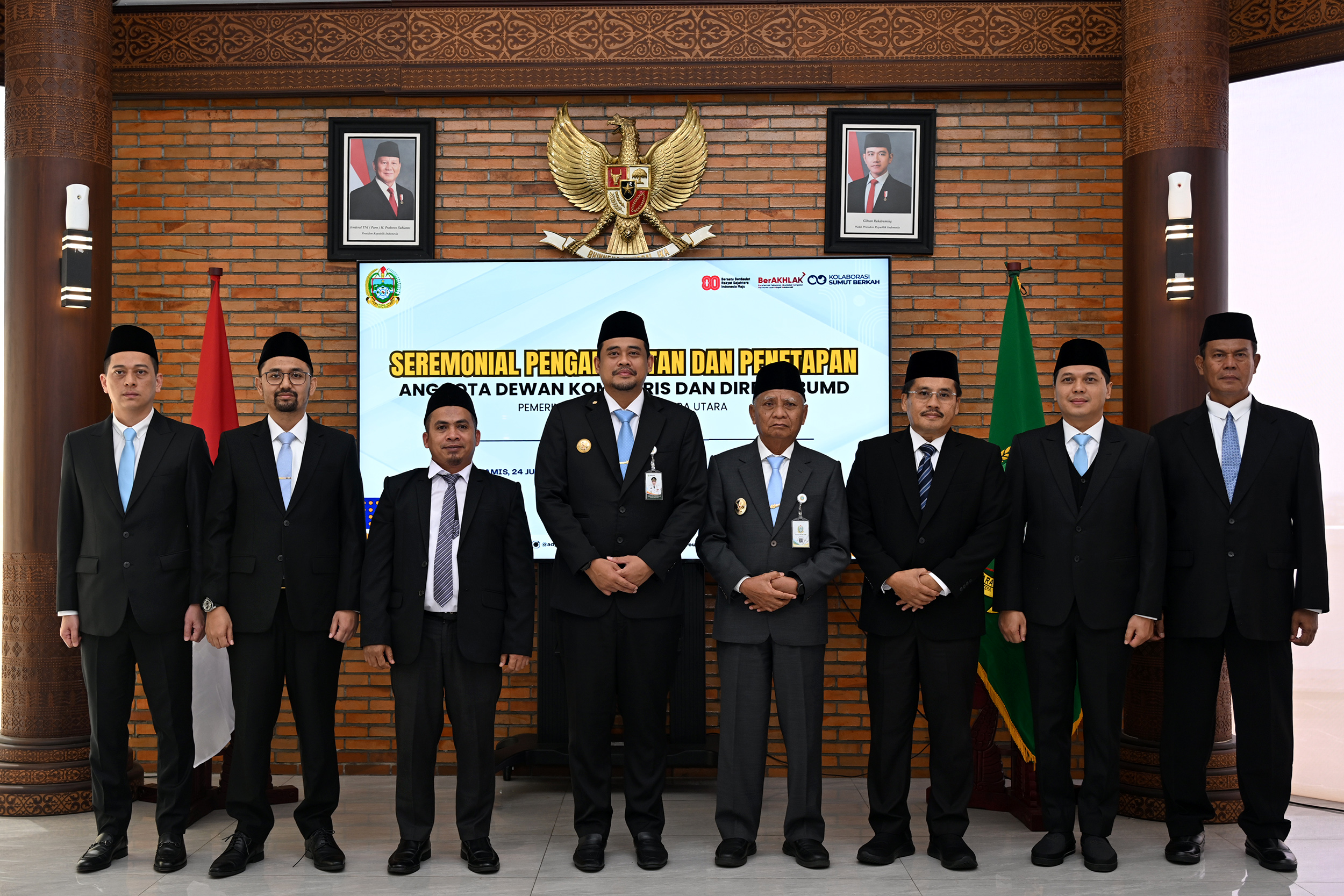 Bobby Nasution Lantik Direksi dan Komisaris