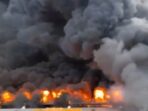 Kebakaran Gudang Pengelolaan Kelapa Sawit