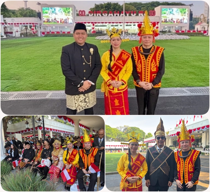 Hadir di Istana Presiden Meriahkan HUT ke-80 RI dengan Kenakan Buasana Adat