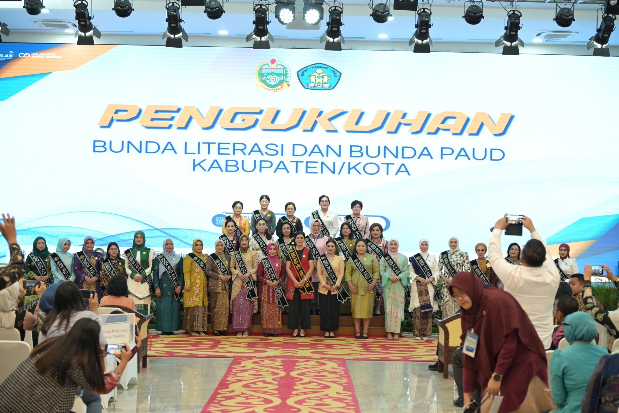 Pengukuhan Bunda Leterasi dan Bunda Paud Sumut