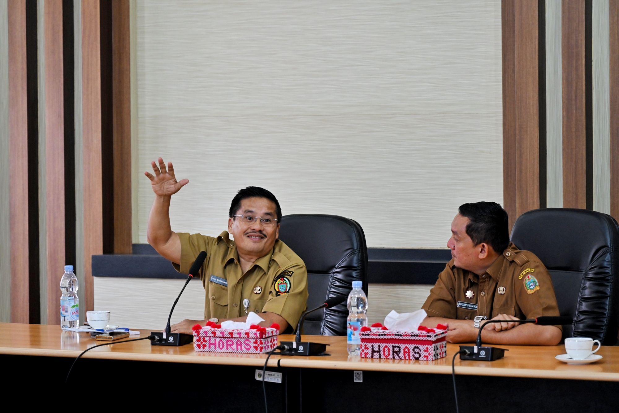 Sekdaprov Sumut Kunjungan Kerja ke Disbudparekraf Sumut