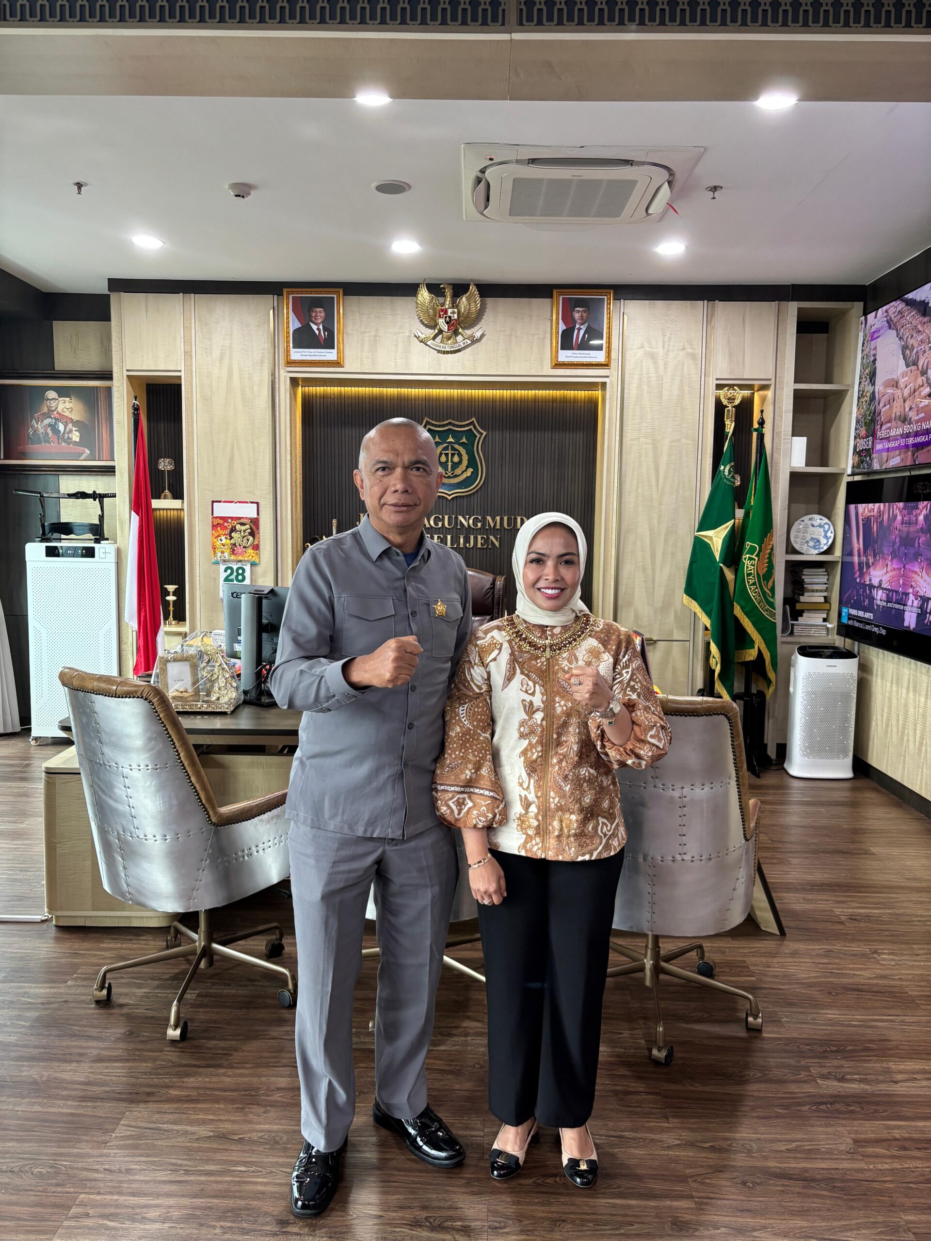 Silaturrahmi Bupati Labuhanbatu ke Jam Intel Kejagung